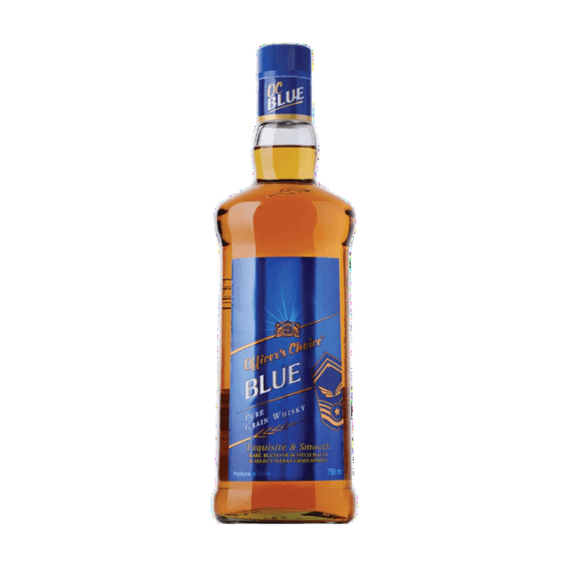 Officer's Choice Blue Pure Grain Spirit Whisky - LoveScotch.com