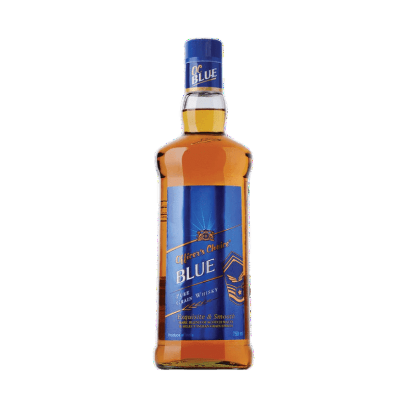 Officer's Choice Blue Pure Grain Spirit Whisky - LoveScotch.com