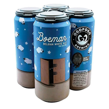 Ogopogo Brewing Co. 'Boeman' Belgian White Ale Beer 4-Pack - ForWhiskeyLovers.com