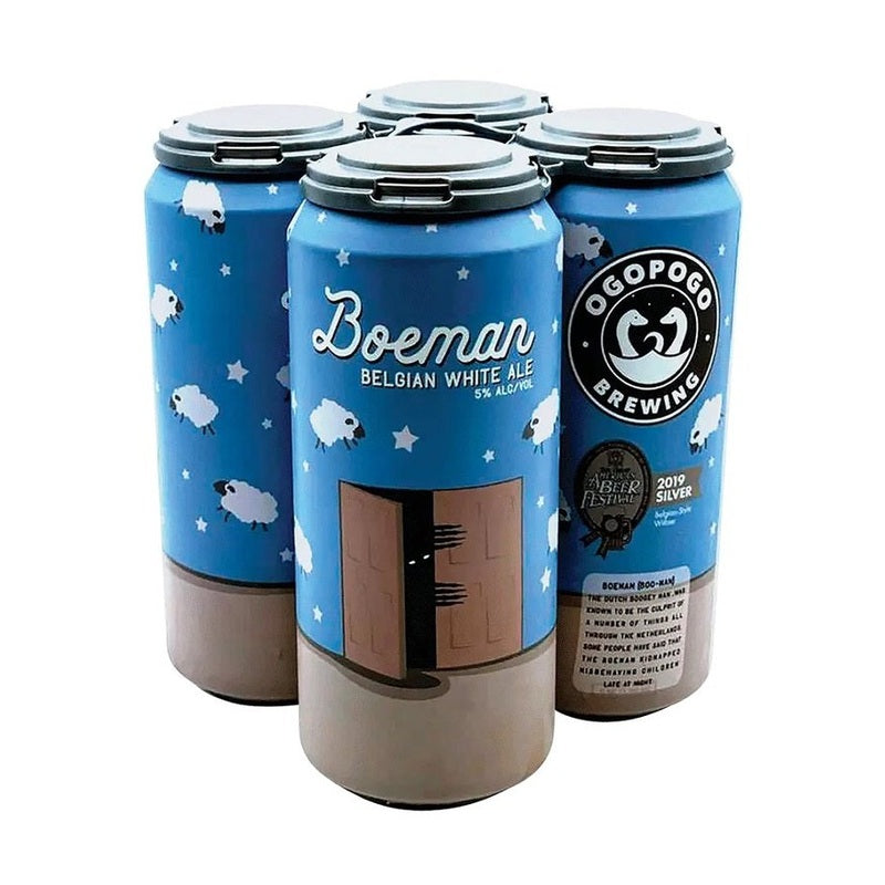 Ogopogo Brewing Co. 'Boeman' Belgian White Ale Beer 4-Pack - ForWhiskeyLovers.com