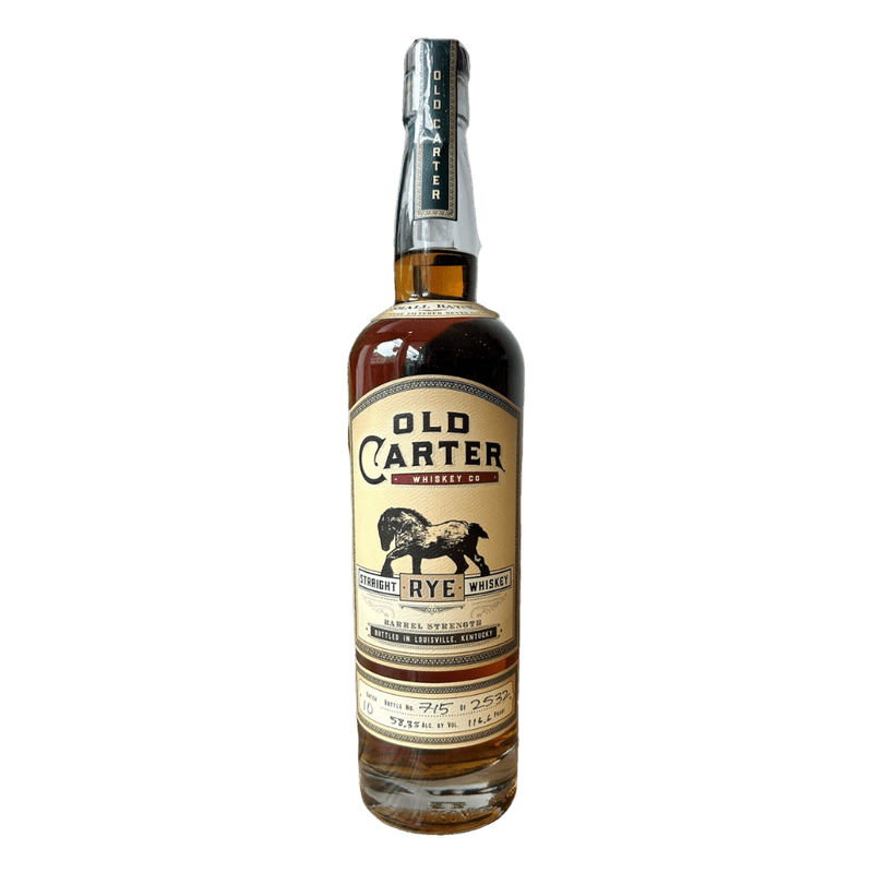 Old Carter Barrel Strength Straight Rye Whiskey Batch No. 10 - LoveScotch.com