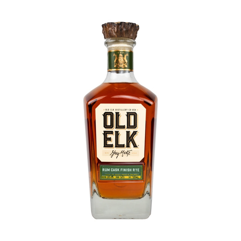 Old Elk Rum Cask Finish Straight Rye Whiskey 750ml bottle