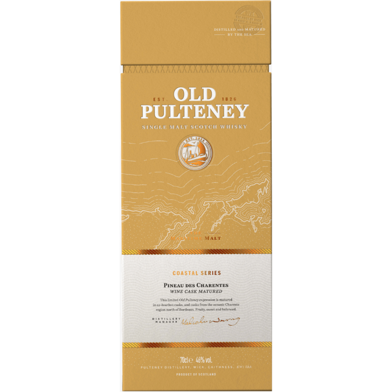 Old Pulteney Coastal Series Pineau De Charentes Finish Scotch Whisky - LoveScotch.com