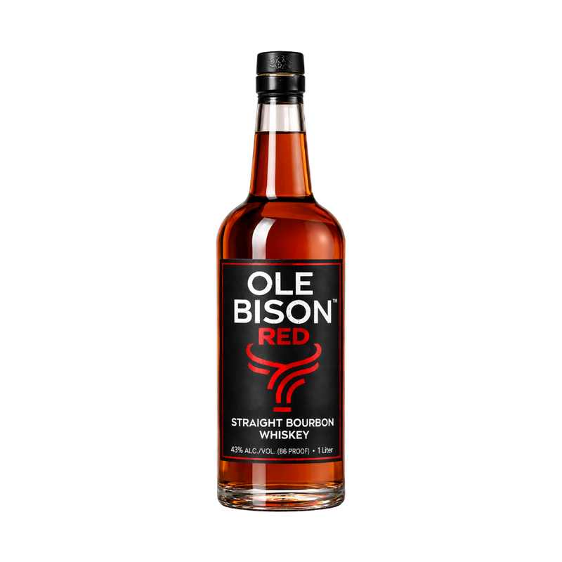 Ole Bison Red Bourbon Whiskey 1L - LoveScotch.com