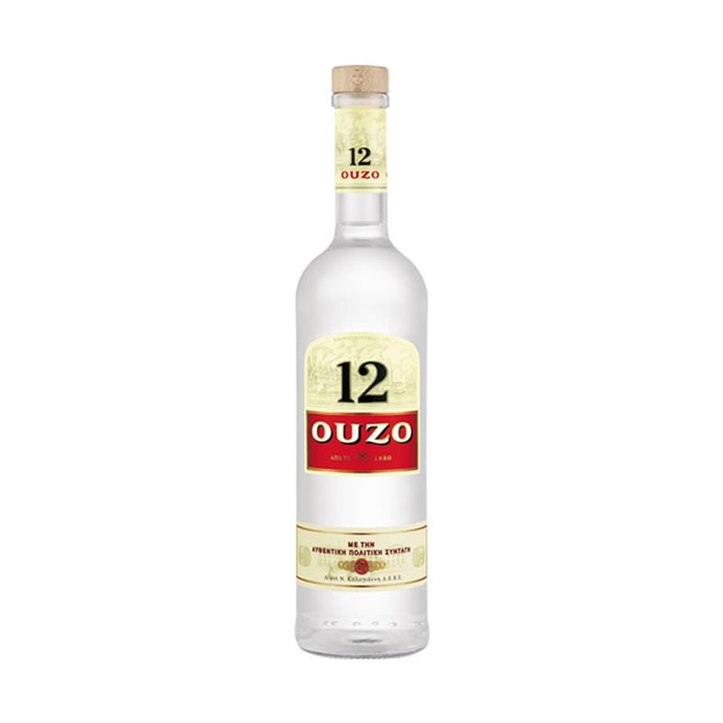 Ouzo 12 Greek Anise Spirit 750ml bottle