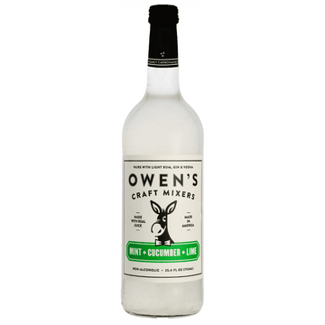 Owen's Mint + Cucumber + Lime Craft Mixers - LoveScotch.com