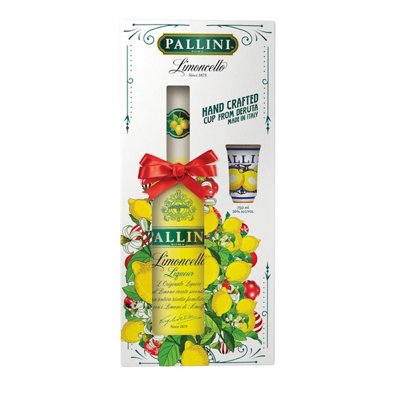 Pallini Limoncello Liqueur w/Handcrafted Cup - LoveScotch.com 