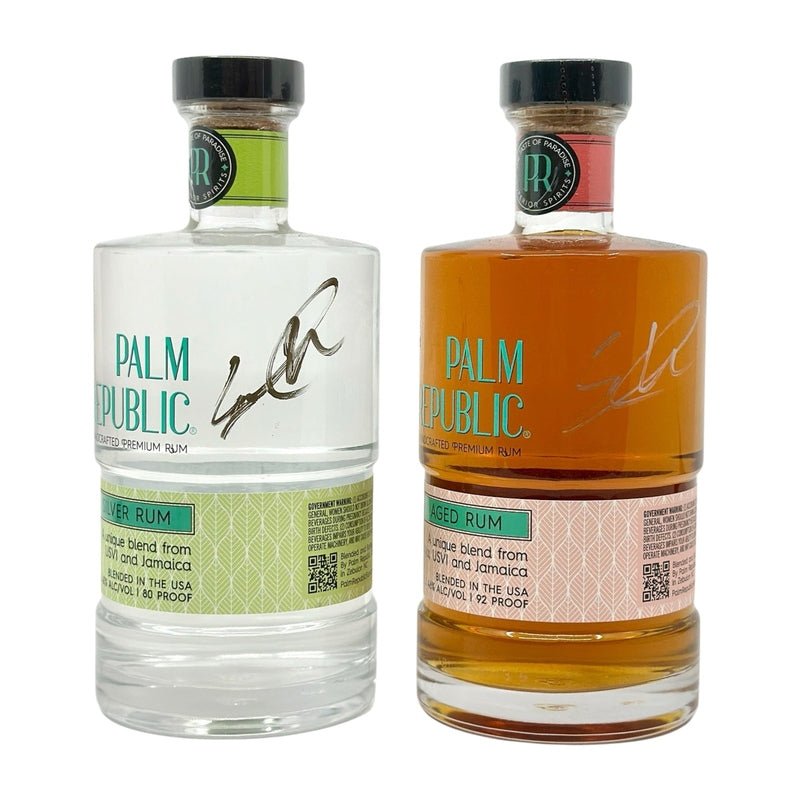 Palm Republic 'White & Aged Rum Bundle' Signed by Eric Winter - LoveScotch.com