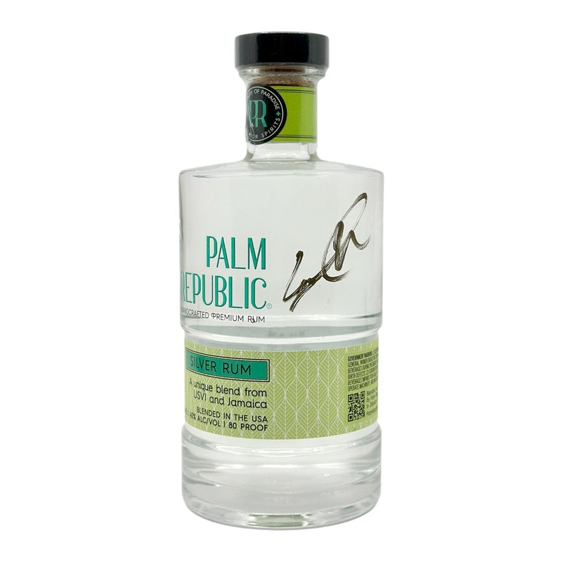 Palm Republic White Rum Signed by Eric Winter - LoveScotch.com