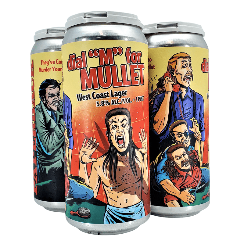 Paperback Brewing Co. Dial 'M' Mullet West Coast Lager Beer 4-Pack - LoveScotch.com