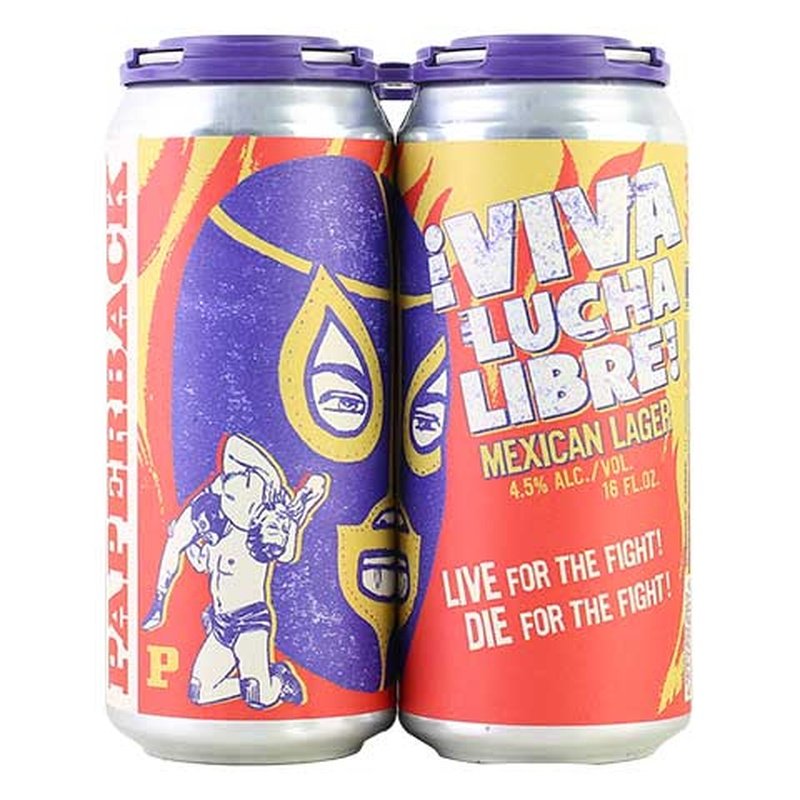 Paperback Brewing Co. Viva Lucha Libre! Mexican Lager 4-Pack - LoveScotch.com 