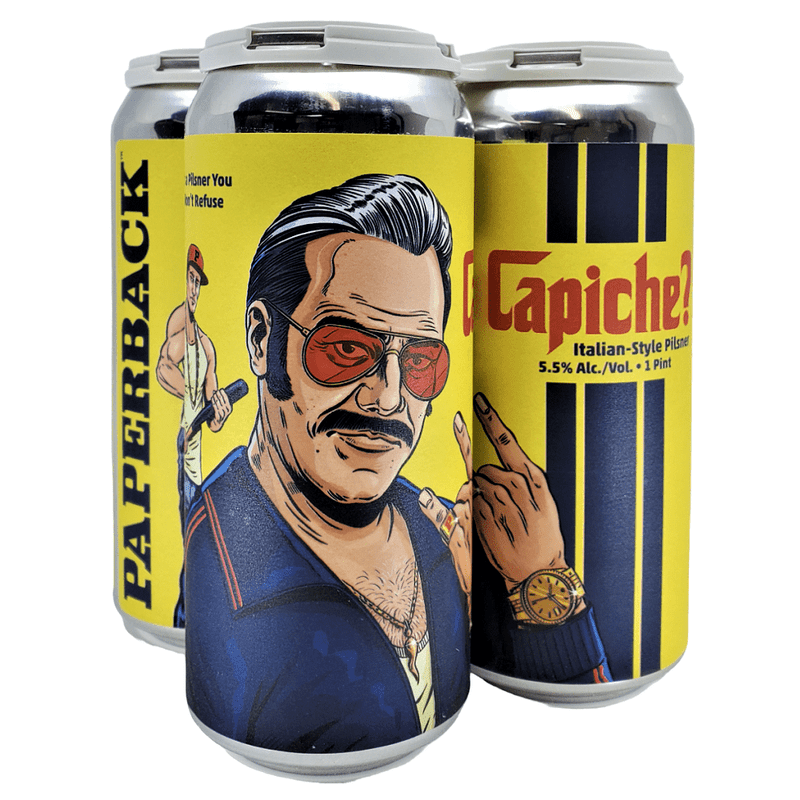 Paperback Brewing Co. Capiche! Italian-Style Pilsner Beer 4-Pack - LoveScotch.com