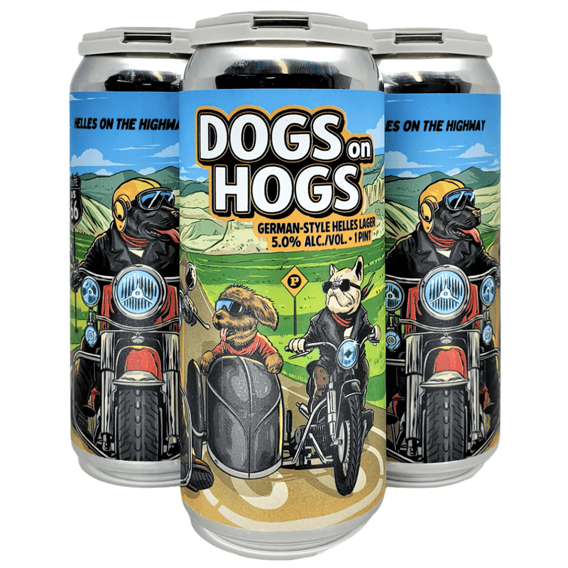 Paperback Brewing Co. Dogs on Hogs German-Style Lager Beer 4-Pack - LoveScotch.com