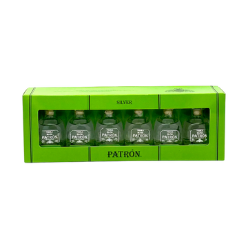 Patrón Silver Tequila 6-Pack 50ml - LoveScotch.com