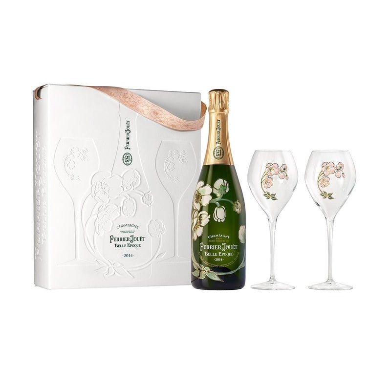 Perrier-Jouet Belle Epoque Brut Champagne 2014 Gift Set - LoveScotch.com