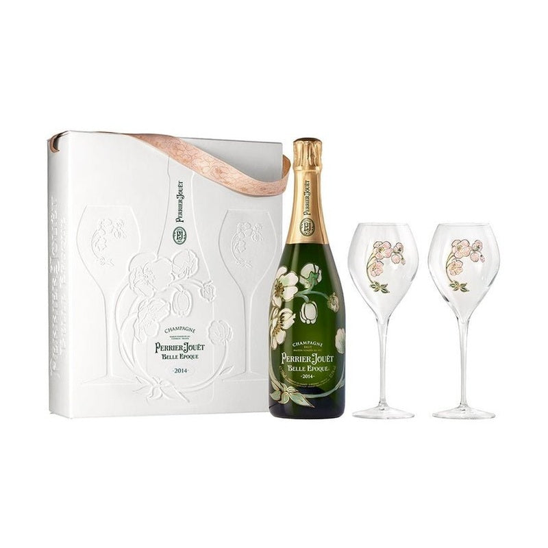 Perrier-Jouet Belle Epoque Brut Champagne 2014 Gift Set - LoveScotch.com