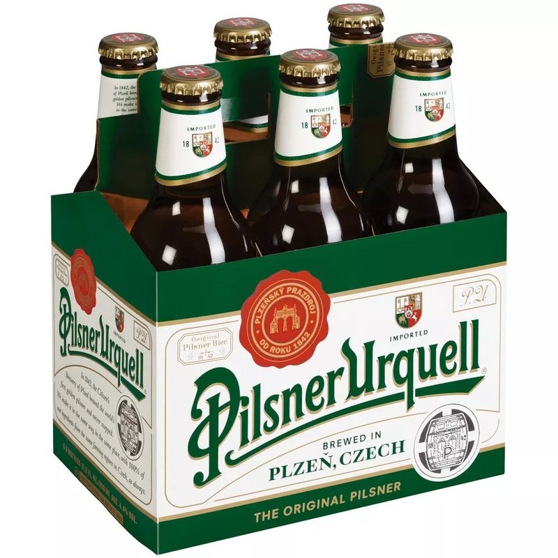 Pilsner Urquell Pilsner Beer 6-Pack - ForWhiskeyLovers.com