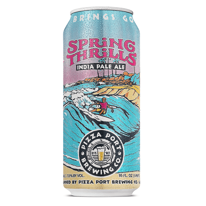 Pizza Port Brewing Co. 'Spring Thrills' IPA Beer 6-pack - ForWhiskeyLovers.com