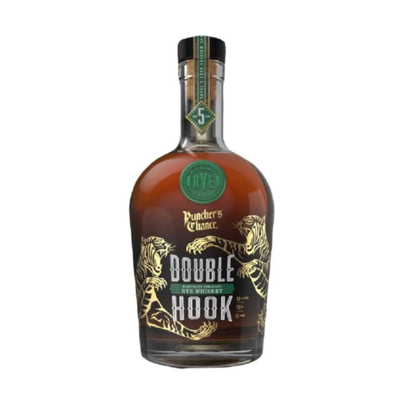 Puncher's Chance Double Hook 5 Year Kentucky Straight Rye Whiskey bottle