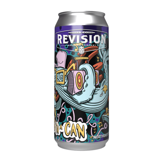 Revision Brewing Co. 'Hops In A Can' NE-Style Hazy Triple IPA Beer 4-Pack - LoveScotch.com 