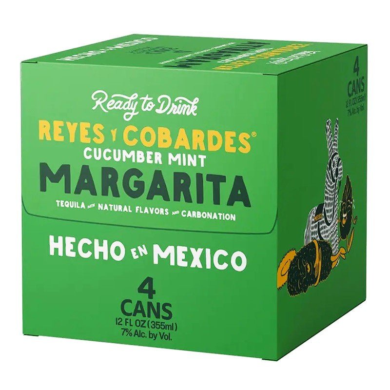 Reyes y Cobardes Cucumber Mint Margarita 4-Pack - LoveScotch.com 