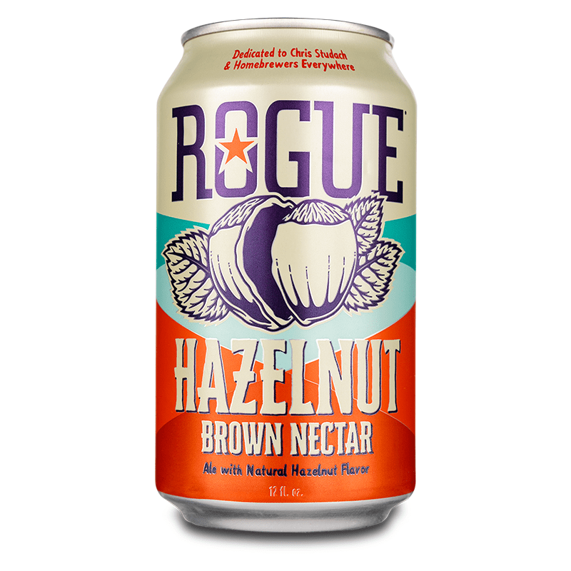 Rogue 'Hazelnut Brown Nectar' Ale Beer 6-Pack - ForWhiskeyLovers.com