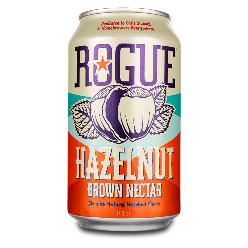 Rogue 'Hazelnut Brown Nectar' Ale Beer 6-Pack - LoveScotch.com