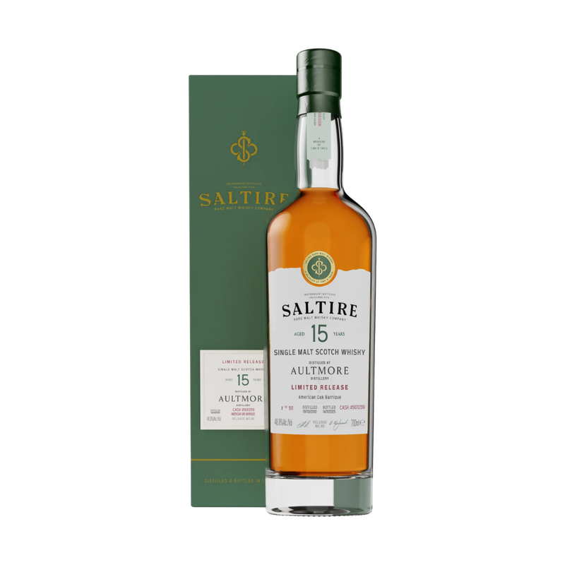 Saltire Rare Malt Aultmore 15 Year Old Single Cask Single Malt Scotch Whisky Cask #301239 - LoveScotch.com