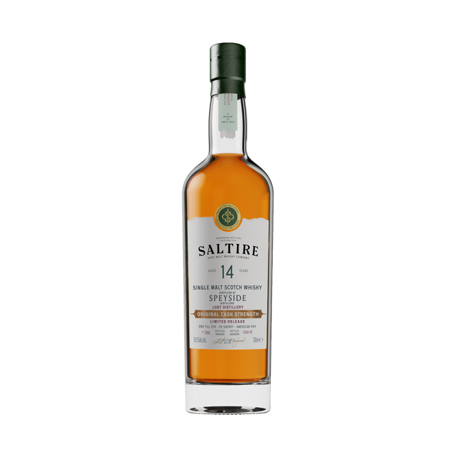 Saltire Rare Malt Speyside Cask Strength 14 Year Old Single Cask Single Malt Scotch Whisky Cask #2 - LoveScotch.com