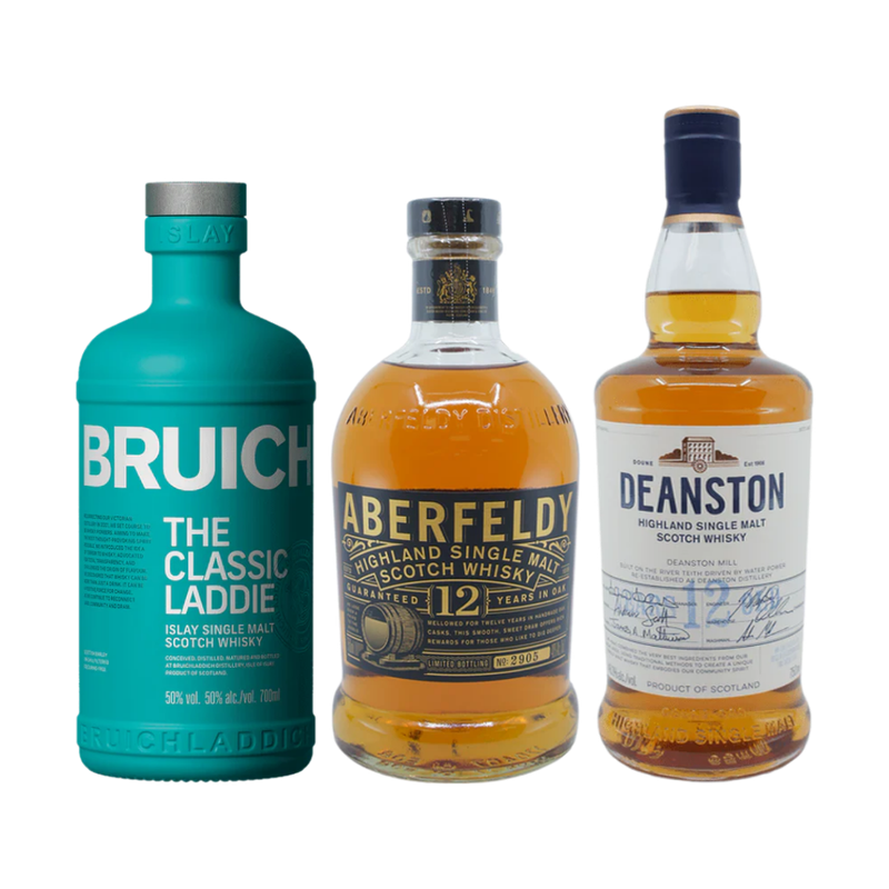 Scottish Single Malt Discovery Bundle – Islay & Highland Trio - LoveScotch.com
