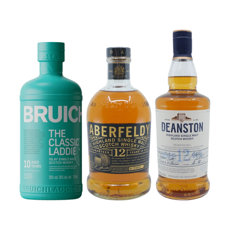 Scottish Single Malt Discovery Bundle – Islay & Highland Trio - LoveScotch.com