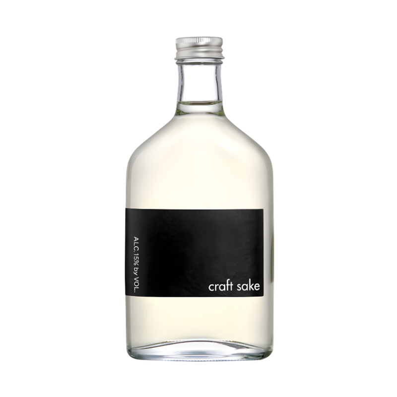 Shibata Junmai Ginjo Black Flask 200ml - LoveScotch.com