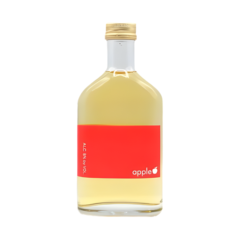Shibata Red Apple Flavored Sake Flask 200ml - LoveScotch.com