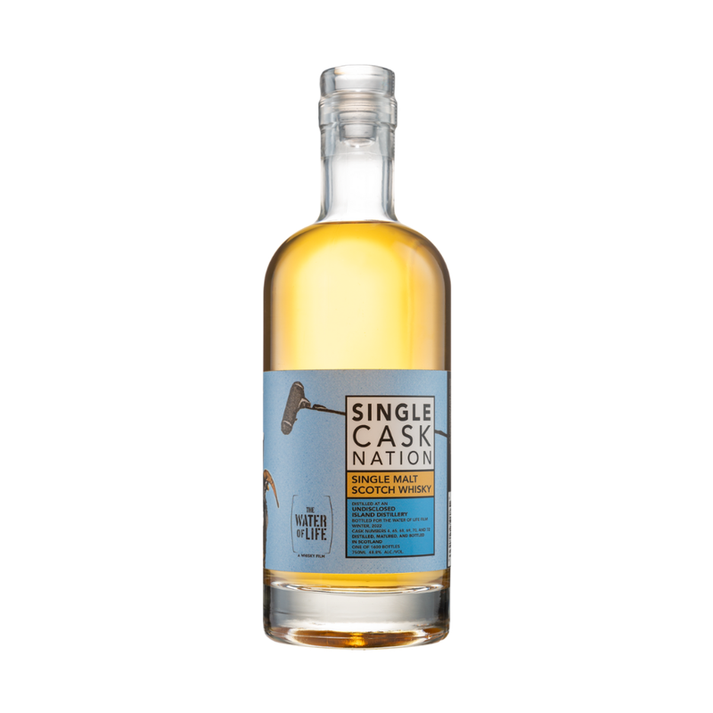 Single Cask Nation The Water of Life Collab Undisclosed Island Take 2 Single Malt Scotch Whisky - LoveScotch.com