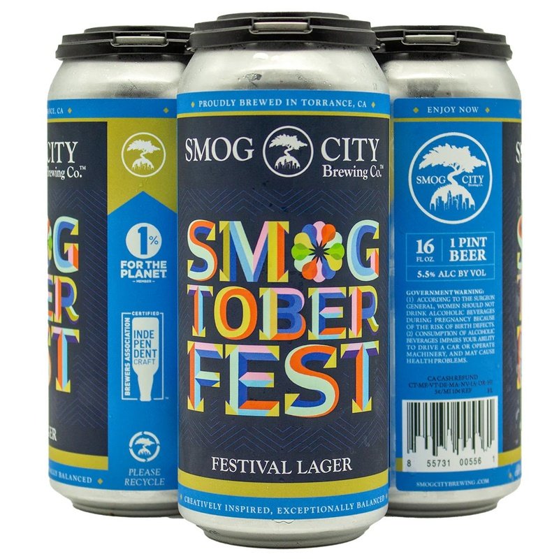 Smog City Brewing Co. Smogtoberfest Festival Lager Beer 4-Pack - LoveScotch.com