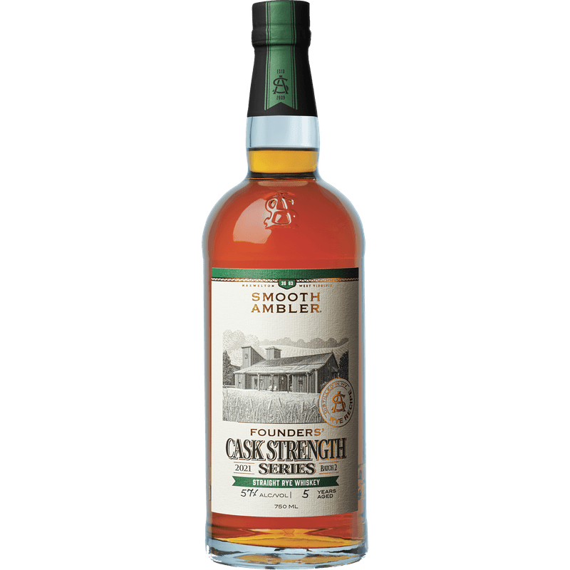 Smooth Ambler Founders' Cask Strength Series Straight Rye Whiskey - LoveScotch.com