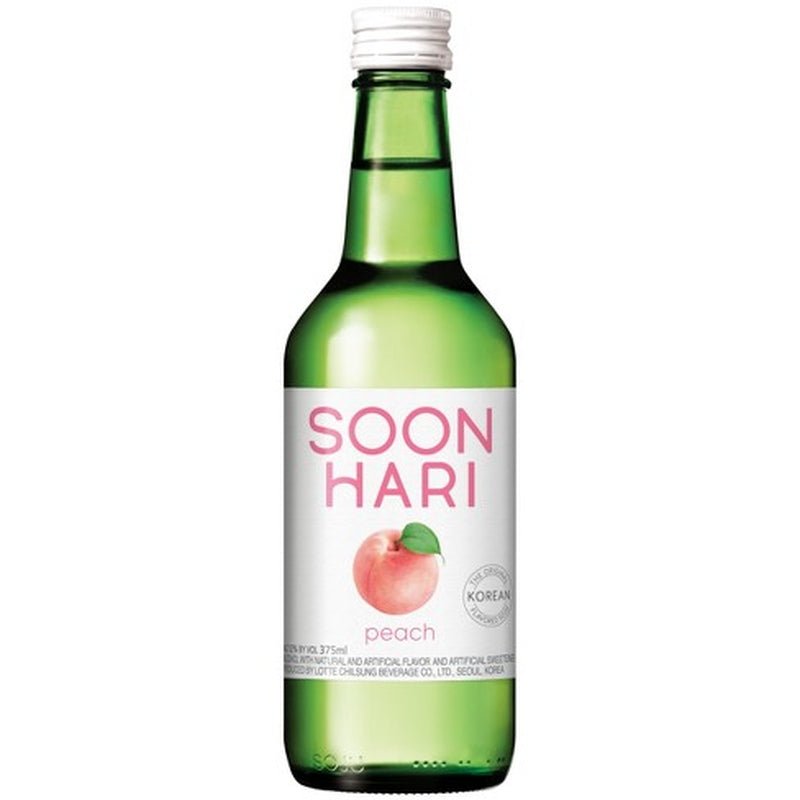 Soonhari Peach Soju 375mL - LoveScotch.com