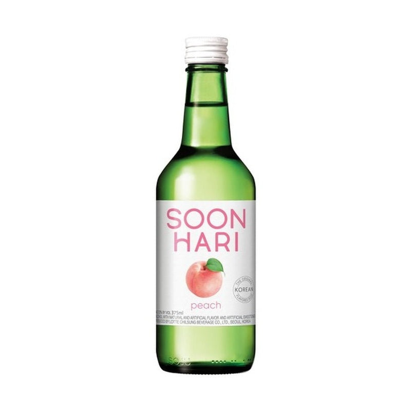 Soonhari Peach Soju 375mL - LoveScotch.com