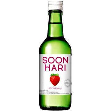 Soonhari Strawberry Soju 375mL - LoveScotch.com