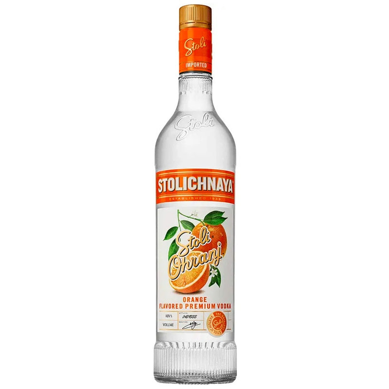 Stolichnaya 'Ohranj' Orange Flavored Vodka Liter - LoveScotch.com