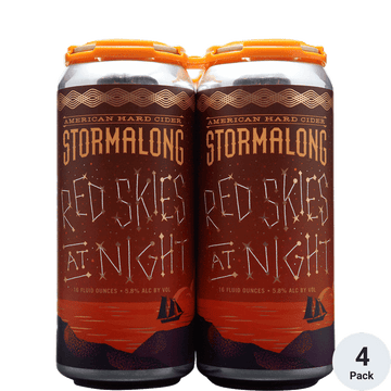 Stormalong 'Red Skies at Night' Cider 4-Pack - LoveScotch.com