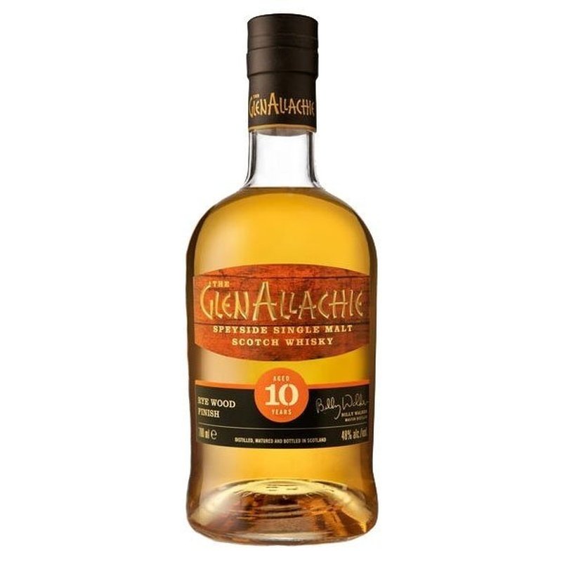 The GlenAllachie 10 Year Old Rye Wood Finish Speyside Single Malt Scotch Whisky - LoveScotch.com