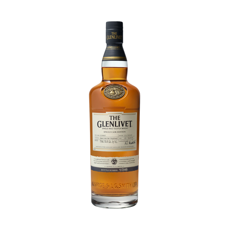 The Glenlivet 18 Year Hogshead Single Cask Scotch Whisky - LoveScotch.com