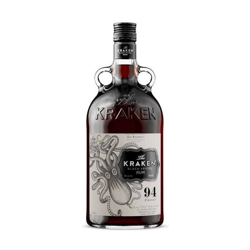 The Kraken Black Spiced Rum 94 Proof 1.75L bottle