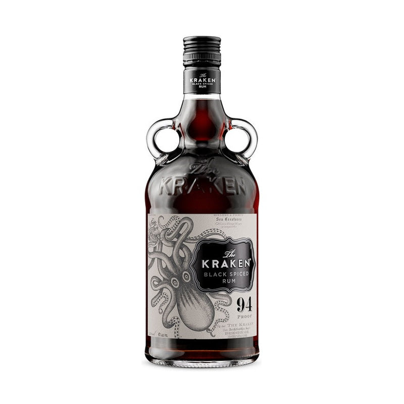 The Kraken Black Spiced Rum 94 Proof 750mL bottle
