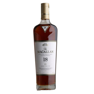 The Macallan 18 Year Old Sherry Oak Cask Highland Single Malt Scotch Whisky 2023 Edition - LoveScotch.com