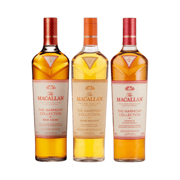 The Macallan Harmony Collection Bundle: Amber Meadow, Arabica, and Cacao - LoveScotch.com