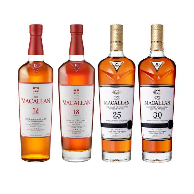 Macallan bottle lineup