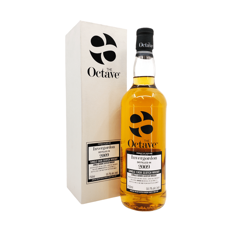 The Octave 8 Year Old Invergordon 2009 Single Cask Single Grain Scotch Whisky - ForWhiskeyLovers.com