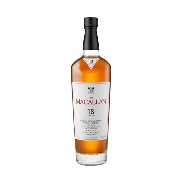 The Macallan 18 Year Old Double Cask Highland Single Malt Scotch The Macallan 18 Year Old Double Cask Highland Single Malt Scotch